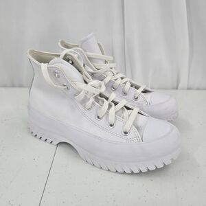 Converse Chuck Taylor All Star Lugged 2.0 High Top Leather Shoes Size 8 A03705C.